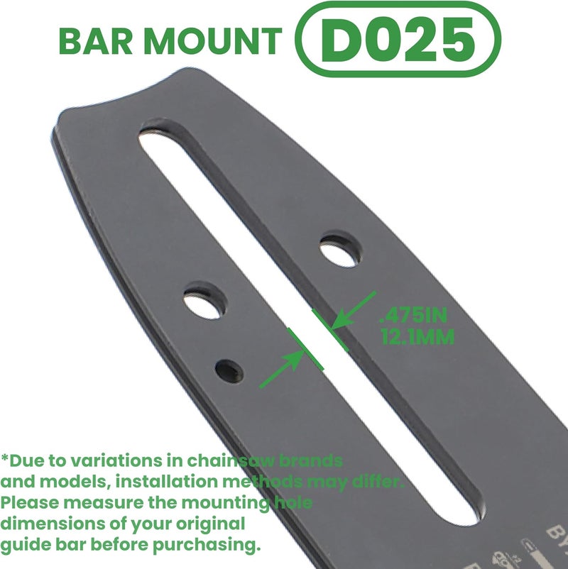 Byane 20 Inch Chainsaw Bar and Chain Combo for Stihl, .325" Pitch, 063" Gauge, 81 Drive Links Fits Stihl MS290 028 MS271 MS291 MS261 MS270 MS280 024 026 029 030 Replacement L81 22LPX081G, 26RM3 81 - Image 3